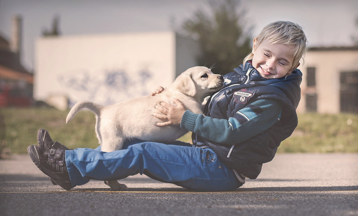 Benefits of children that grow up with pets