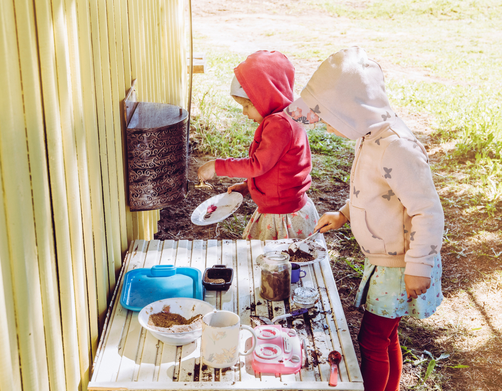 Why your child needs a mud kitchen